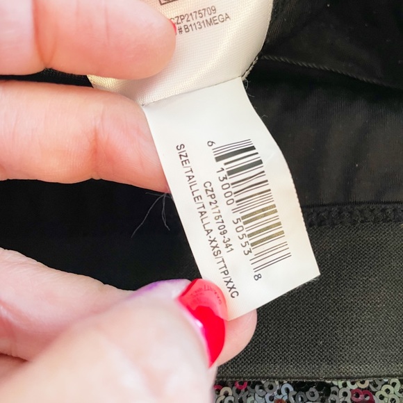 BCBGMaxAzria Black Sequin Leggings Size XXS - Picture 5 of 8